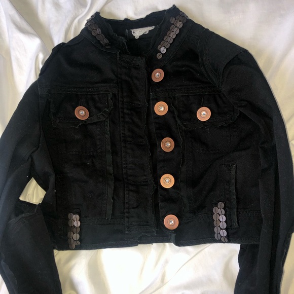 Cropped Denim Jacket - Picture 1 of 2